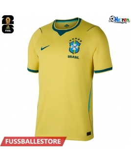 Günstige Brasilien Heimtrikot WM 2026 Kurzarm